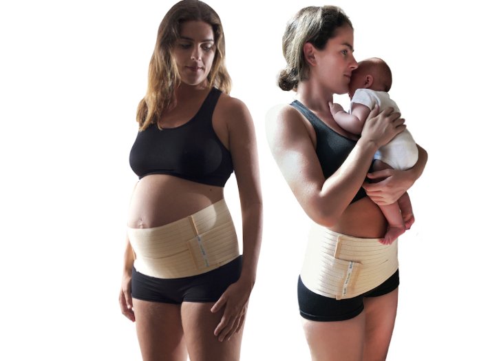 Diastasis Recti: Causes and Treatment - Original Babybellyband by CABEA  Maternity Support Belt 3-in-1 Pregnancy Pelvic Band Postpartum Wrap