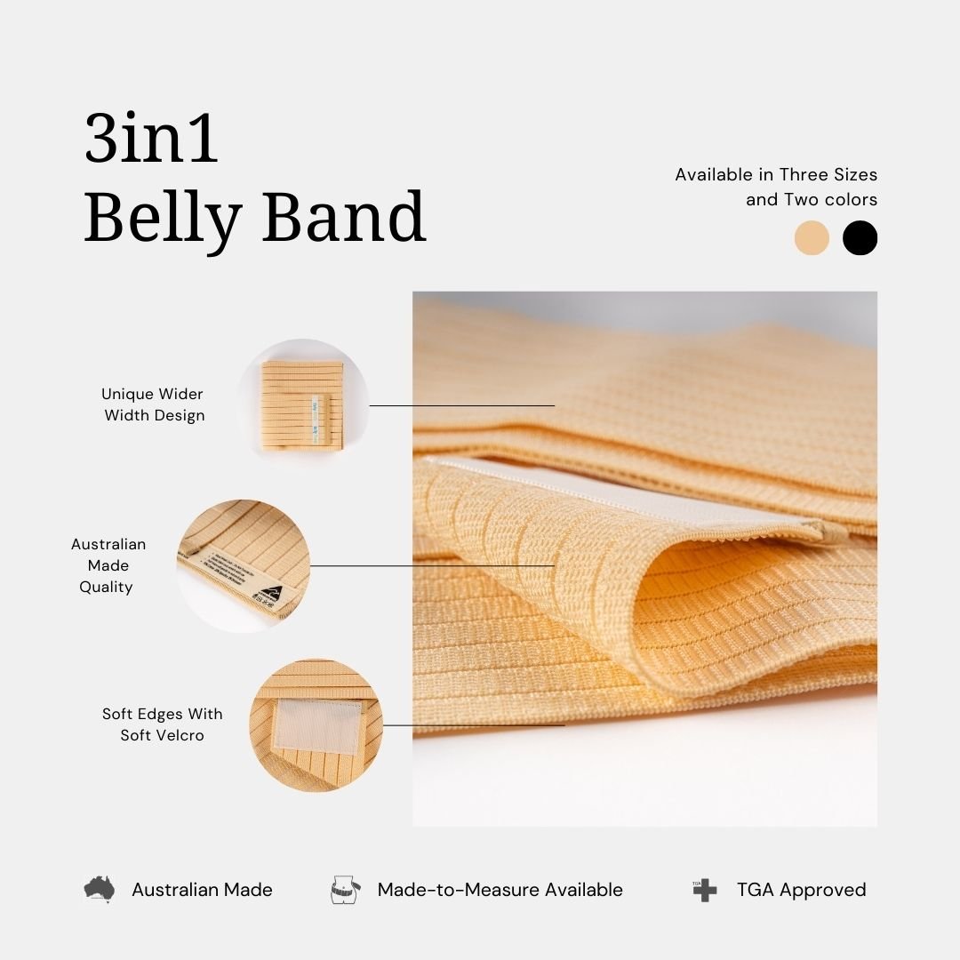 3 - in - 1 Belly Band for Pregnancy, Postpartum, C - section (Copy) - Belly Bands