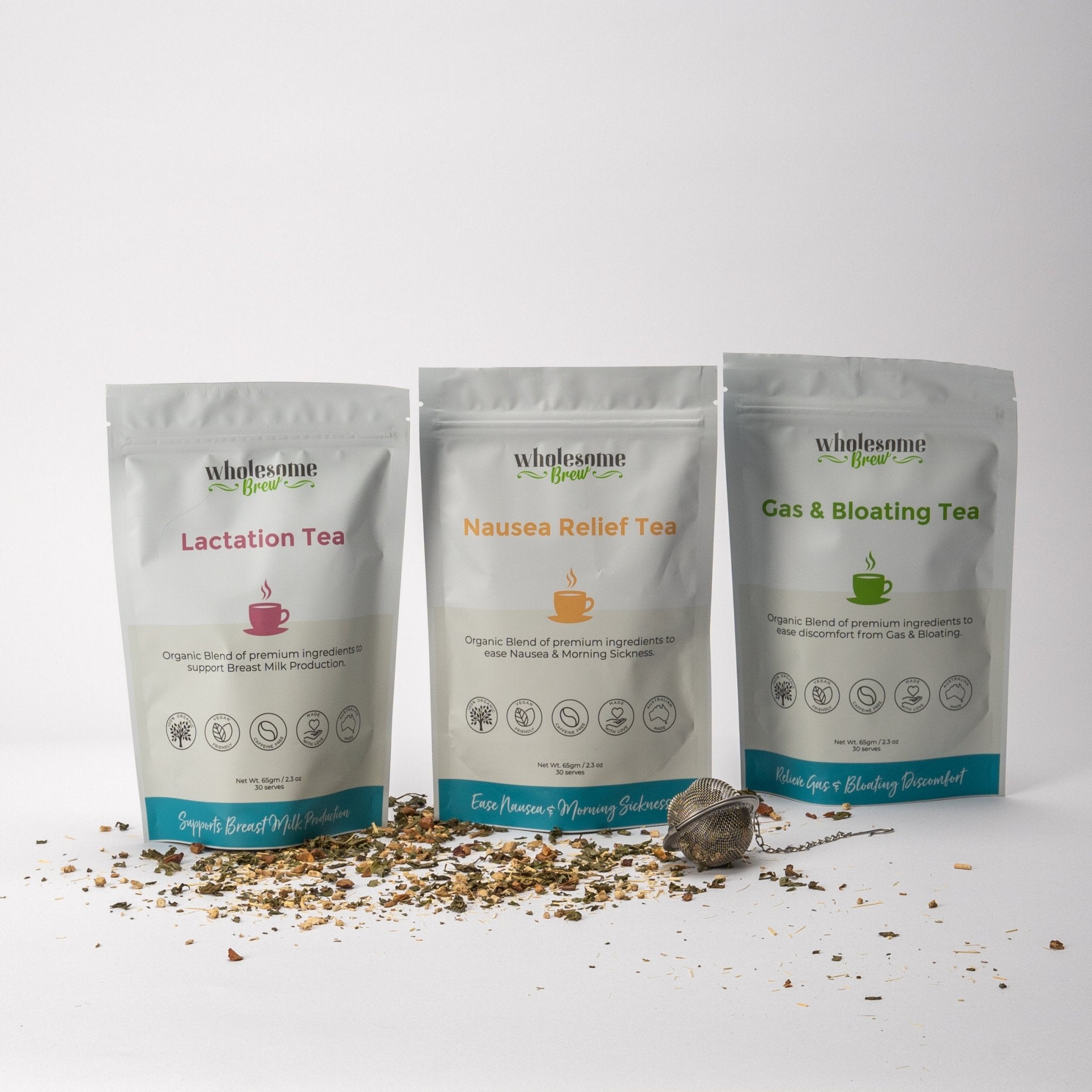 Maternity & Lactation Organic Tea Trio - Belly Bands