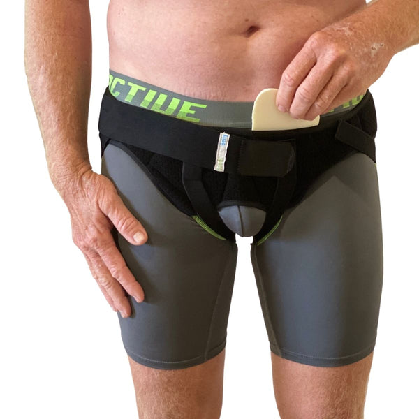 Inguinal hernia belt for male best sale